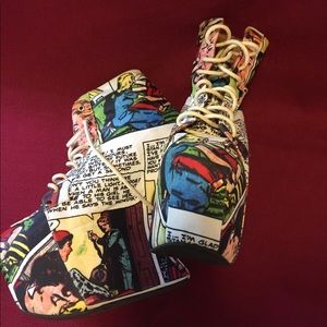 Jeffrey Campbell x BlackMilk comic heels